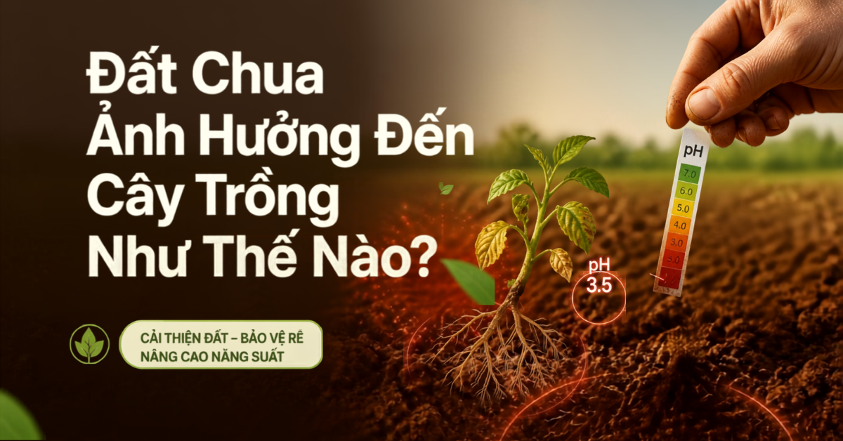 Đất Chua Ảnh Hưởng Đến Cây Trồng Như Thế Nào? Cách Khắc Phục An Toàn Và Hiệu Quả