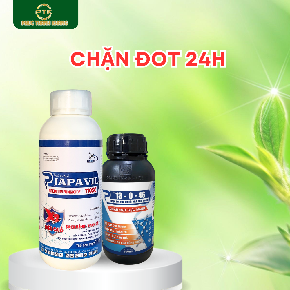 Bộ Sản Phẩm Chặn Đọt 24h (JAPAVIL + 13-0-46)