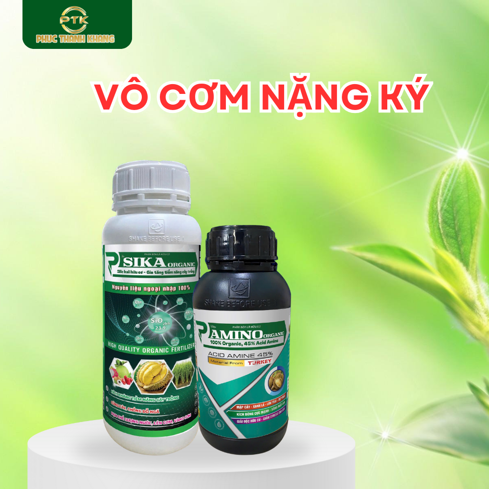 Bộ Sản Phẩm Vô Cơm – Nặng Ký (SIKA + AMINO ORGANIC)