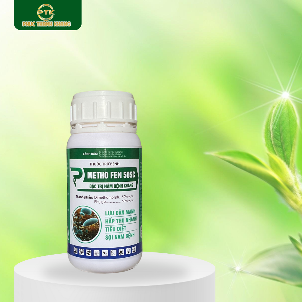 Metho Fen 50SC – Đặc trị nấm bệnh, thối trái – xì mủ sầu riêng