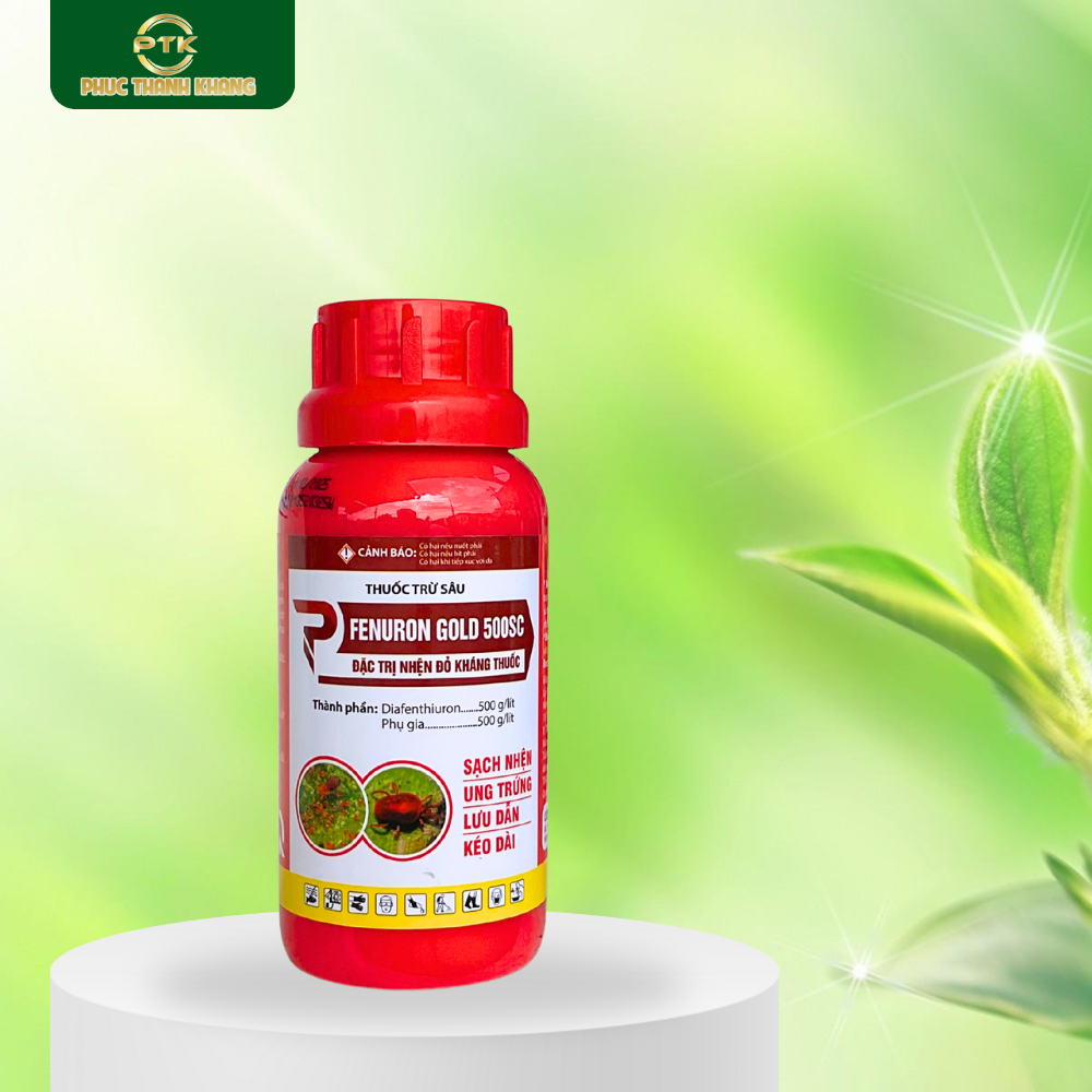 Fenuron Gold 500SC – Đặc trị nhện đỏ kháng thuốc, bảo vệ bông và trái