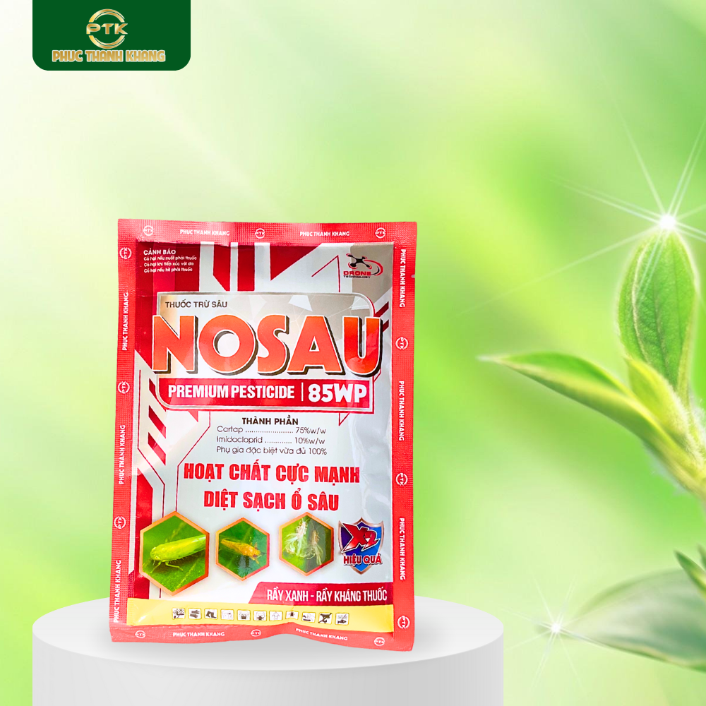 Nosau 85WP – Lưu dẫn mạnh, diệt nhanh sâu hại và côn trùng chích hút