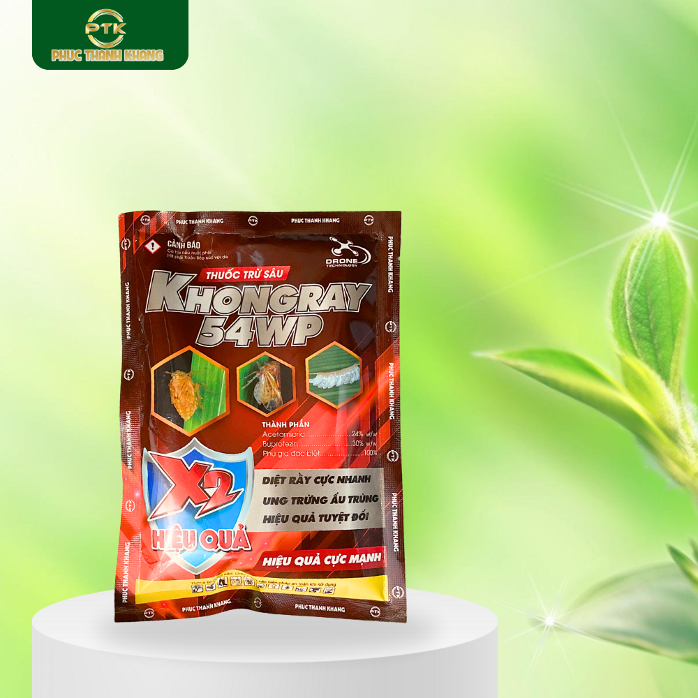 Khongray 54wp – Đặc trị rầy thế hệ mới, hiệu lực mạnh