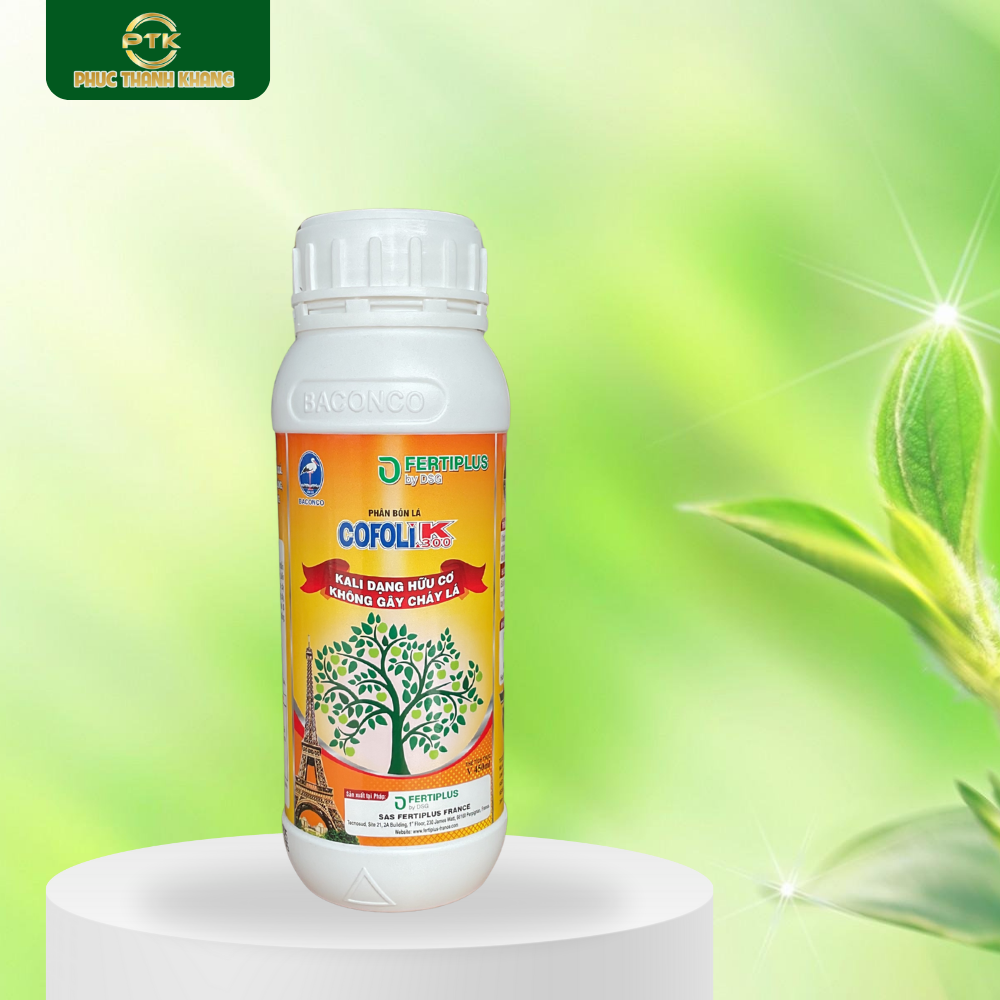 Cofoli K300 450ml – Tăng lên màu, ngọt trái, chắc hạt với kali dạng lỏng hiệu quả cao
