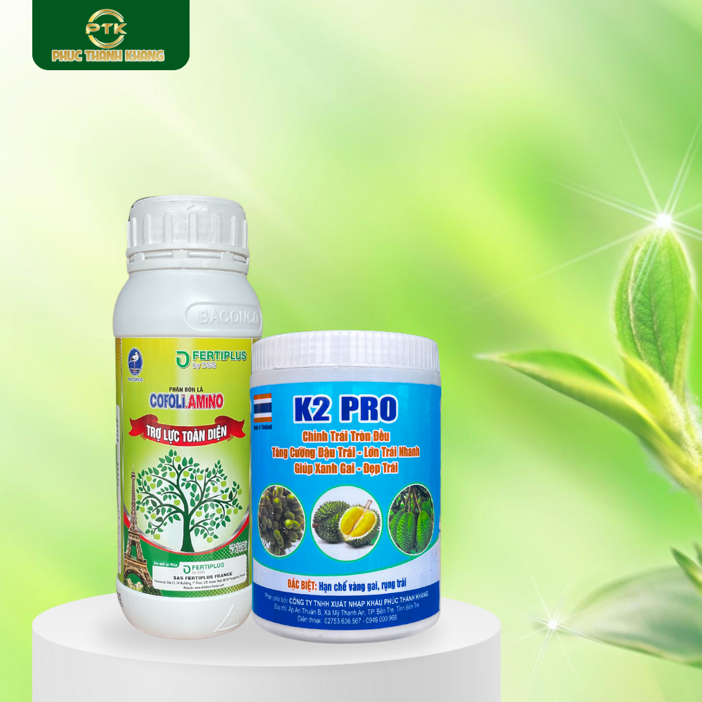 Bộ Chỉnh Trái – Lớn trái (COFOLI AMINO + K2 PRO)