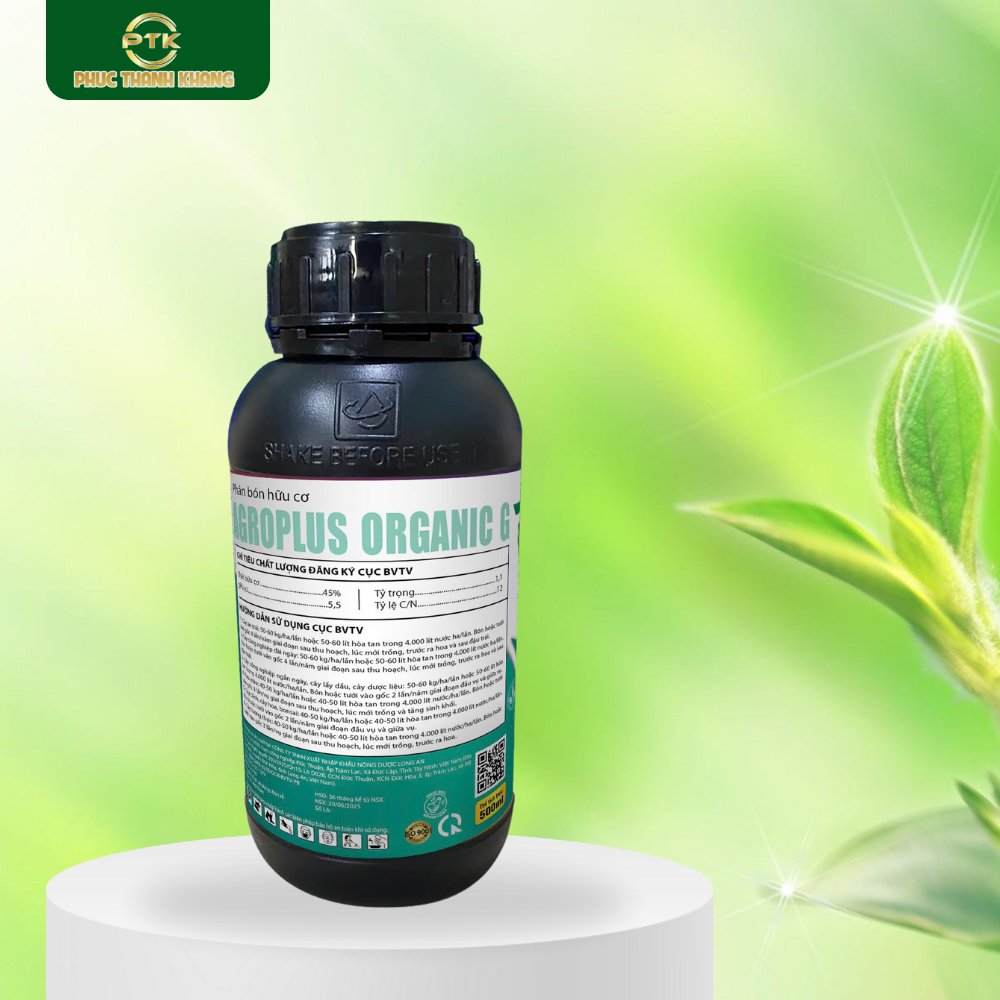 Amino Organic 500ml – Hữu cơ đậm đặc, dưỡng bông mạnh, cây khỏe toàn diện