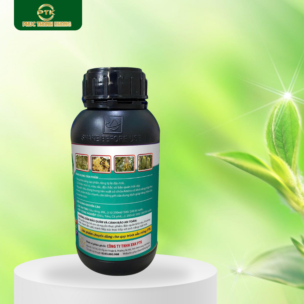 Amino Organic 500ml – Hữu cơ đậm đặc, dưỡng bông mạnh, cây khỏe toàn diện