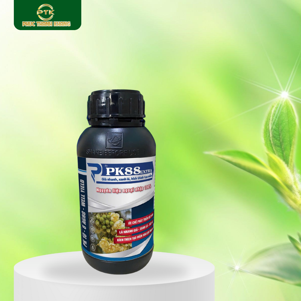 Pk88 500ml – Ủ mầm hoa mạnh, xử lý ra hoa nghịch vụ, nuôi trái chắc