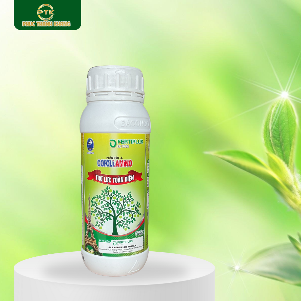 Cofoli Amino 450ml – Tăng trưởng mạnh, kích thích ra hoa tập trung, tăng chất lượng nông sản
