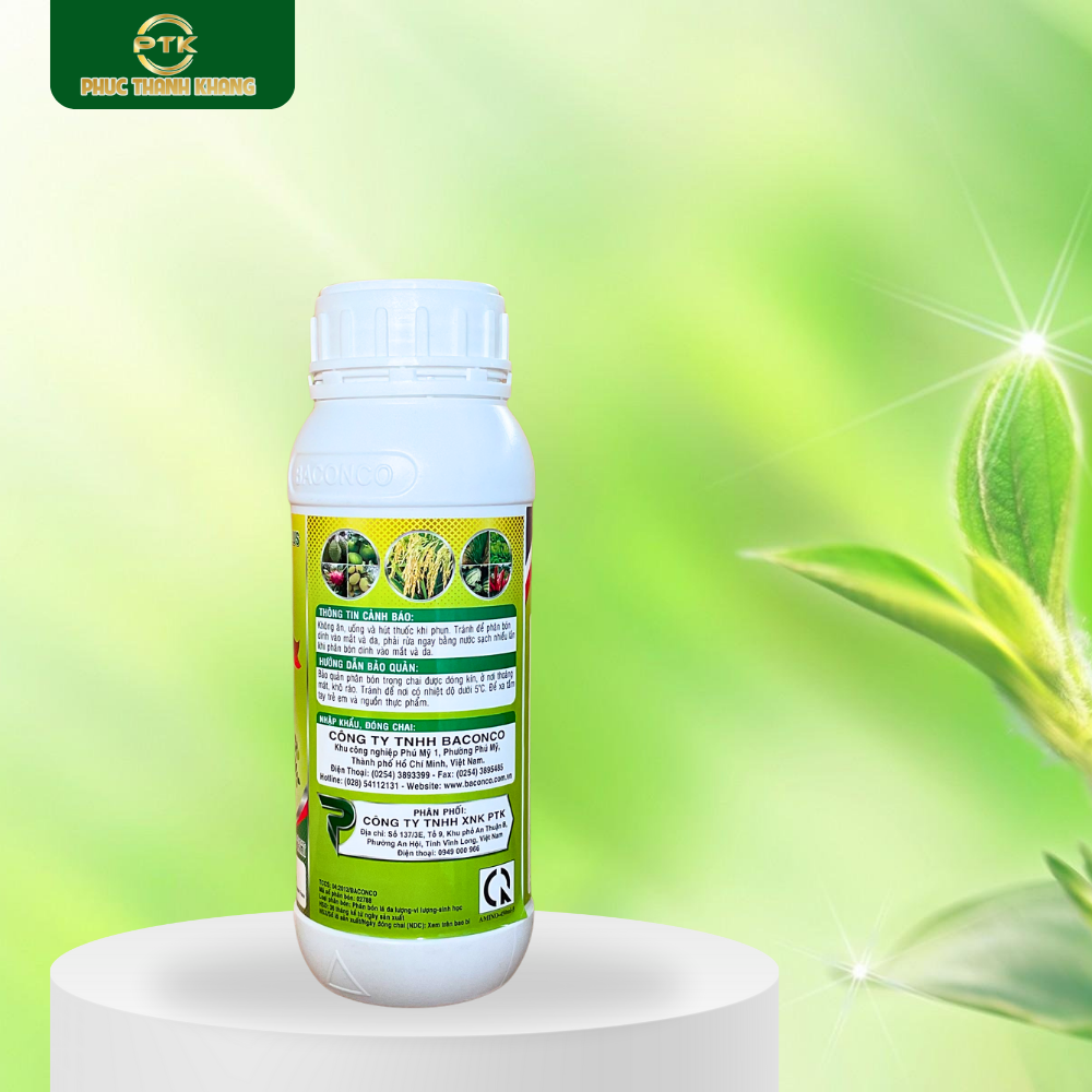 Cofoli Amino 450ml – Tăng trưởng mạnh, kích thích ra hoa tập trung, tăng chất lượng nông sản
