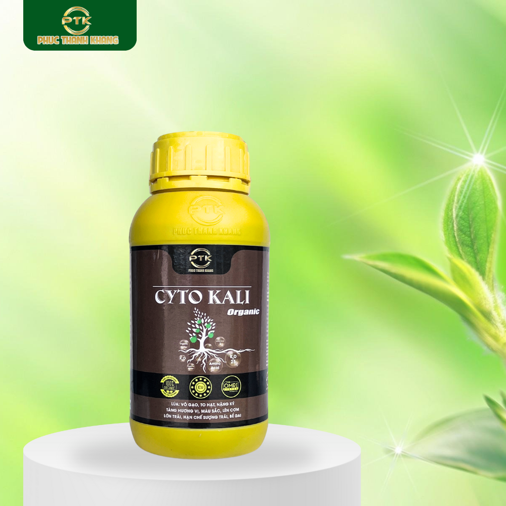 Cyto Kali 500ml – Nuôi trái, vô cơm mạnh, lên màu – tăng chất lượng nông sản