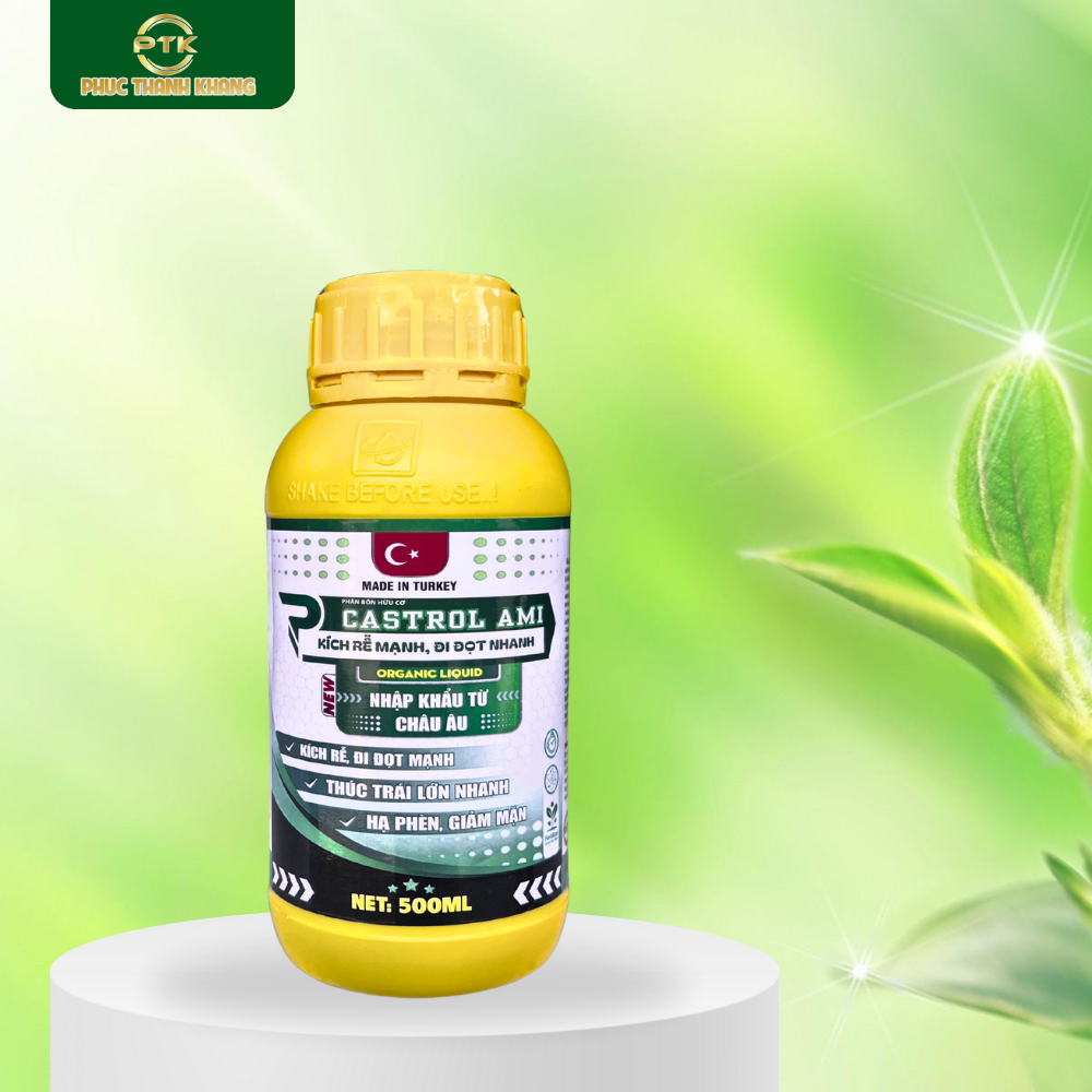 Castrol Ami - Chai 500ml – Hữu cơ fulvic amino, dưỡng cây toàn diện
