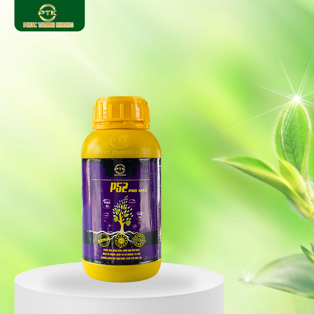 P52 Promax 500ml – Phân hóa mầm hoa mạnh, kích rễ khỏe, hoa trổ đều