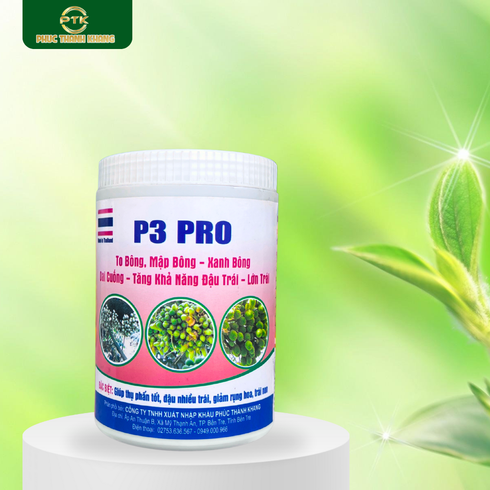 P3  Pro – To bông, mập bông, xanh bông – tăng đậu trái, lớn trái