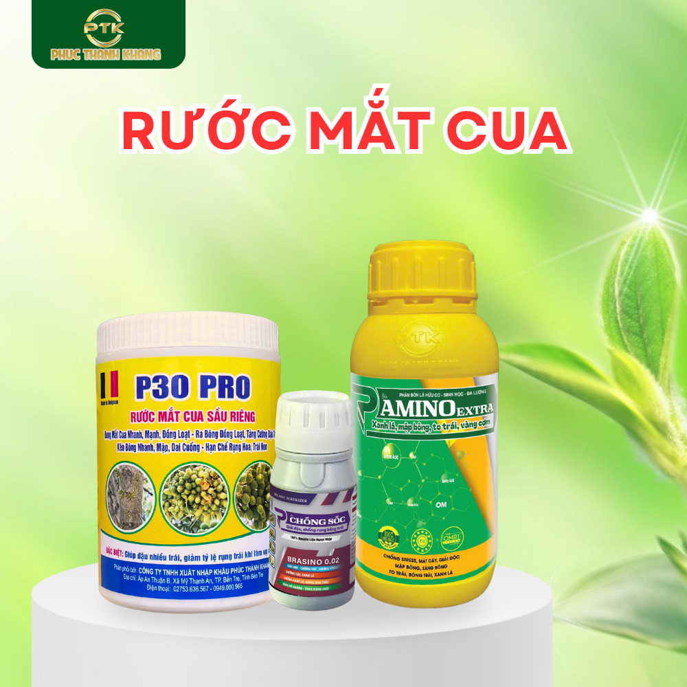 Bộ Sản Phẩm Rước Mắt Cua (P30 PRO + AMINO EXTRA + CHỐNG SỐC)