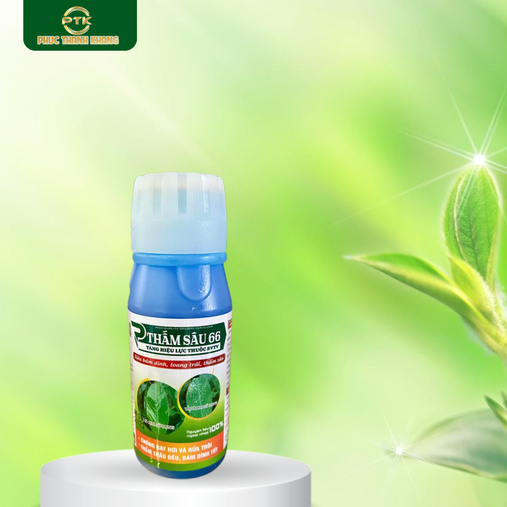 Thấm Sâu 66 - Chai 100ml – Tăng hiệu quả thuốc BVTV, chống rửa trôi