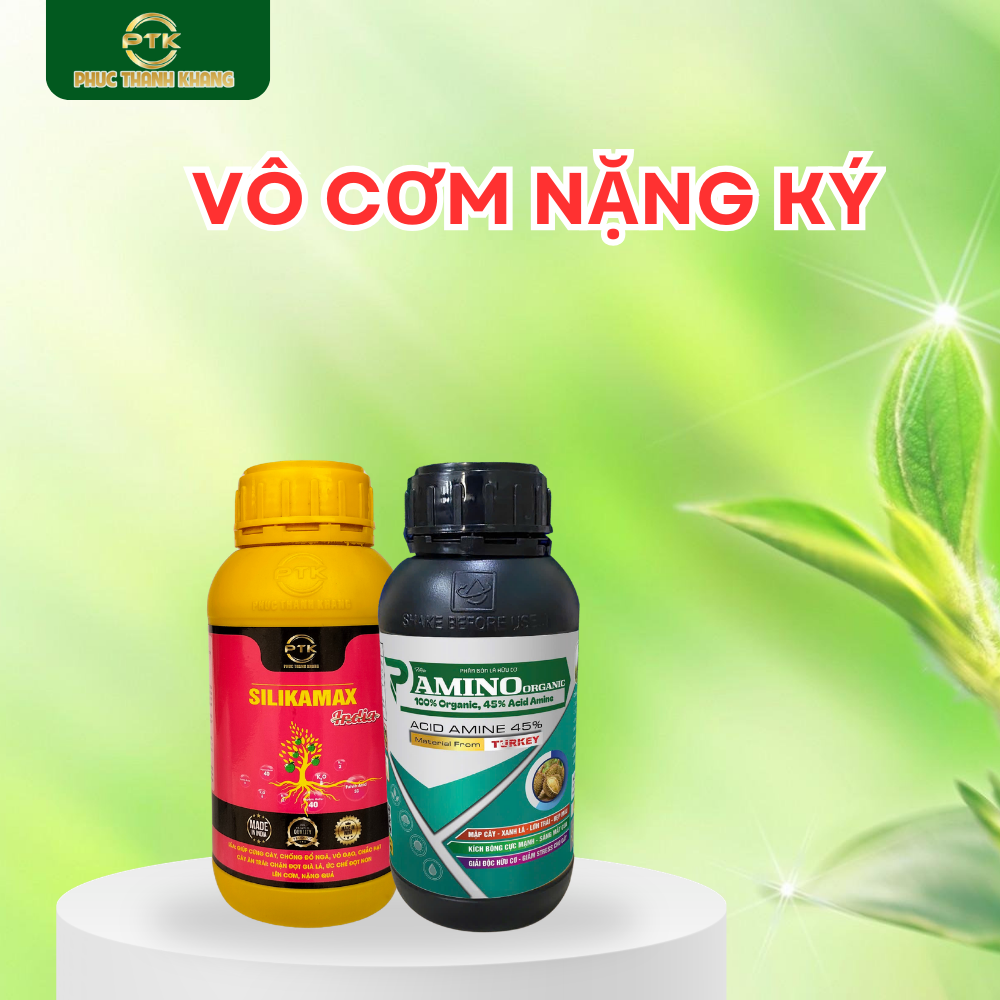 Bộ Sản Phẩm Vô Cơm – Nặng Ký (SILIKAMAX + AMINO ORGANIC)